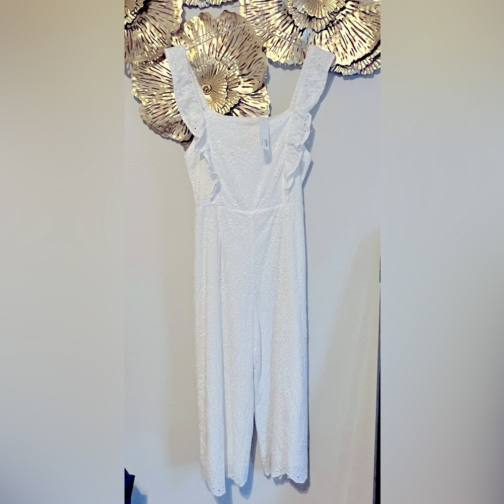 LUSH EYELET JUMPSUIT